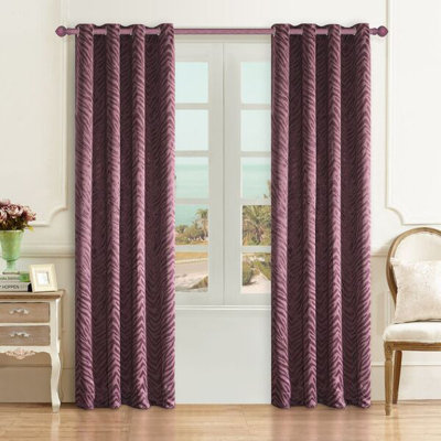 Safari Blackout Curtain Single Panel
