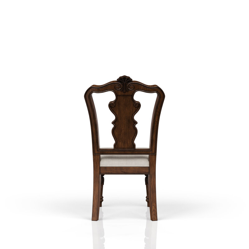 Chaise rembourrée traditionnelle, poids de 57,5 lb, siège d'appoint en bois massif de style grand lit illustré