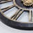 Wall Clock 36" Round Oversized for Living Room decor with Real Moving Gears America Collection-87147384