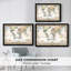 «Push Pin Map», reproduction d'art sur toile-606684778-606684779
