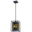 Luminaire suspendu rectangulaire unique à 3 lumières