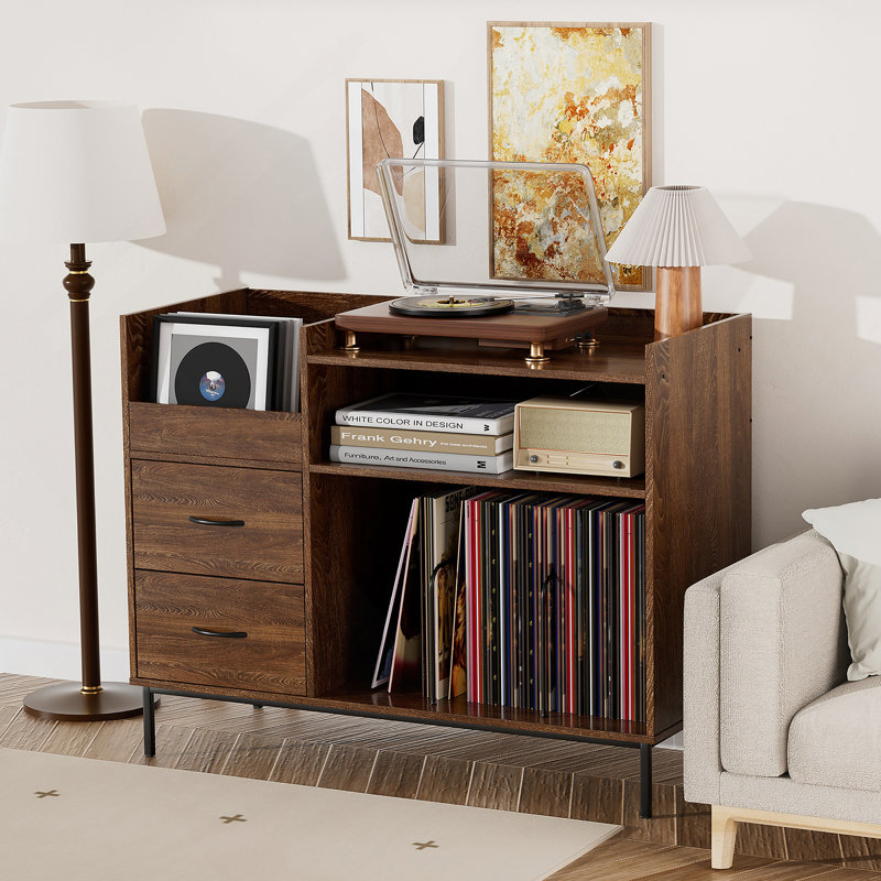 Armoire polyvalente blanche et bleue avec cinq tablettes pour un rangement organisé et une esthétique moderne, Brun