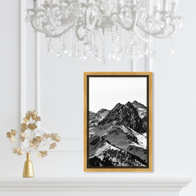 «Up The Mountain Snowy Mountains», impression sur toile