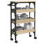 Kitchen Trolley Sonoma Oak Engineered Wood Dining Cart Mobile Storage