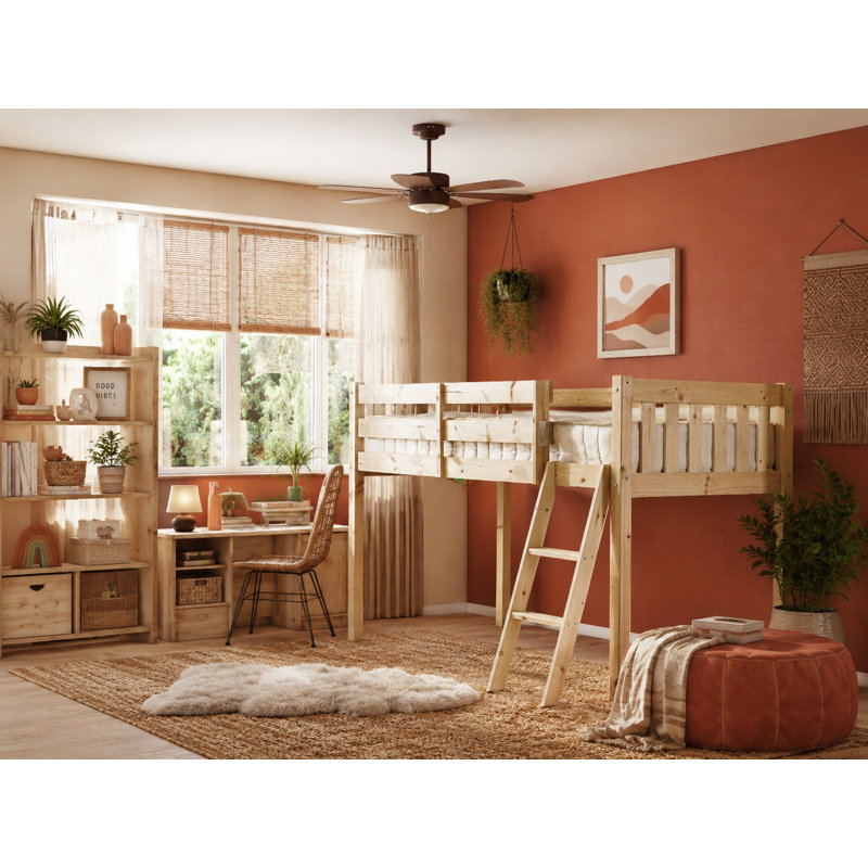 Garst Mid Sleepers with Built-in Ladder Included, Small Double (4')