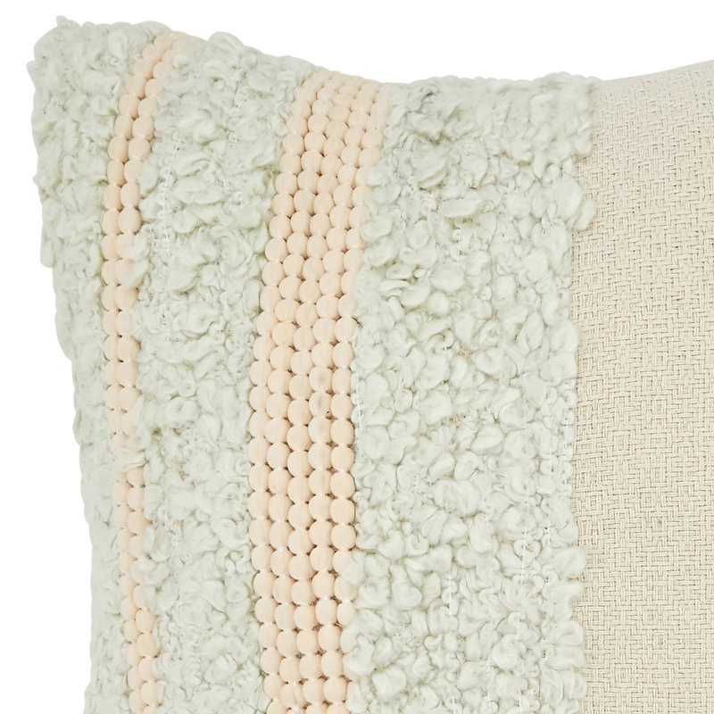 Ivory Sky Collection Cotton Throw Pillow, Down