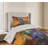 Rustic Polyester Abstract Coverlet