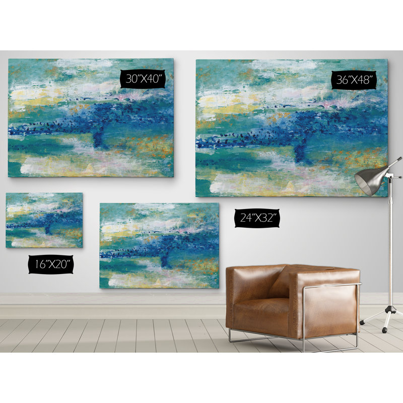 " Sea Isle " Painting Print, 36" H x 48" W x 1.5" D