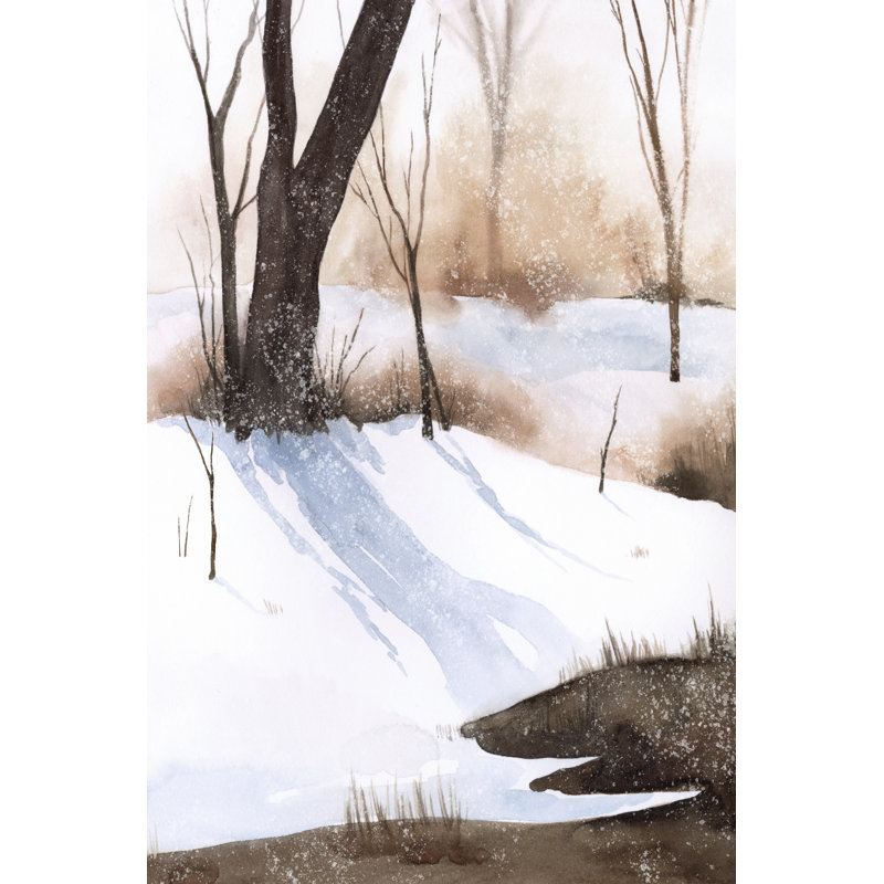 " Snowland I " by Grace Popp Painting Print, 30" H x 20" W
