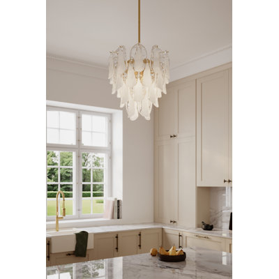 Luminaire suspendu 5 lumières Verla Crest