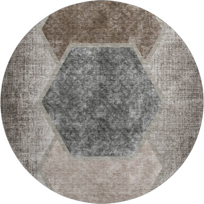 Premium Machine Washable Prisco Fudge Rug