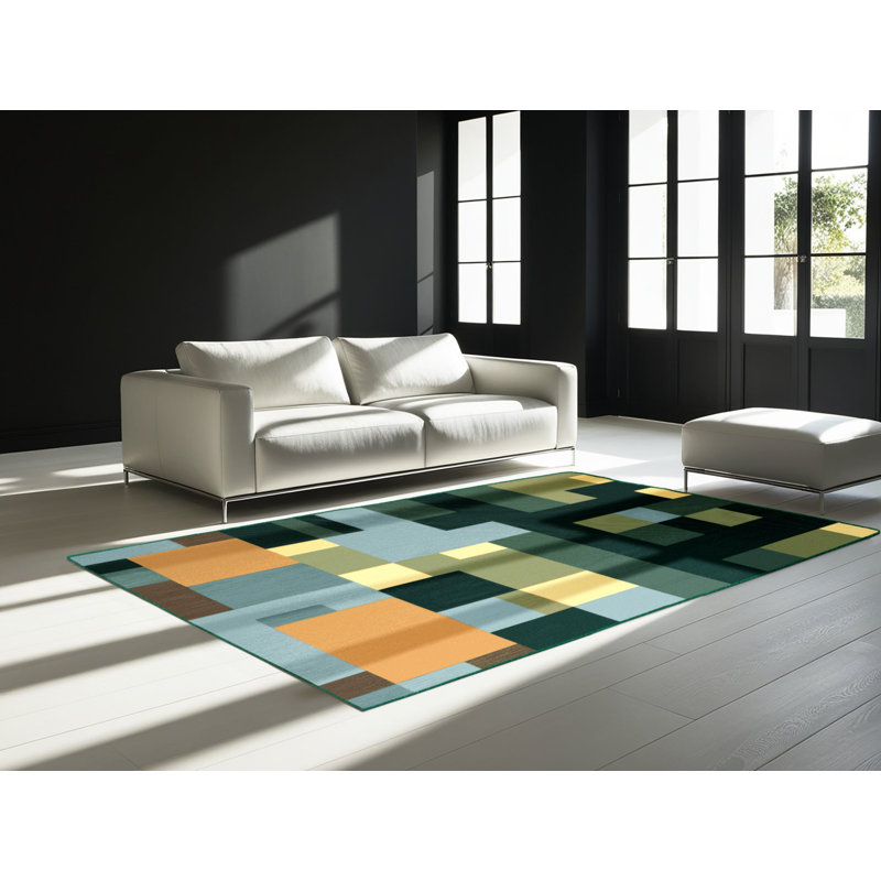 Modular Terrain Rug, Rectangle 6' x 9'