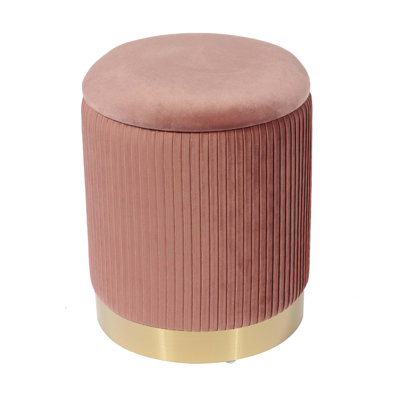 Velvet Ottoman