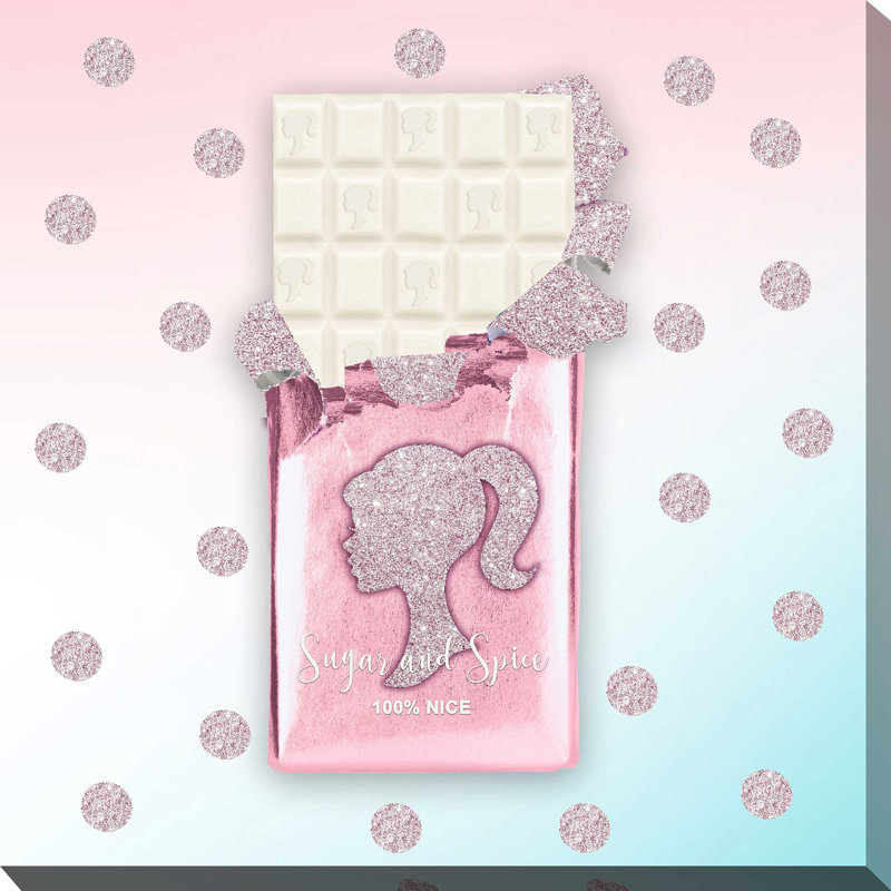 Sweet Girl (Square) par By Jodi - impression, H 24 po x l 24 po x 1,5 po, Toile tendue
