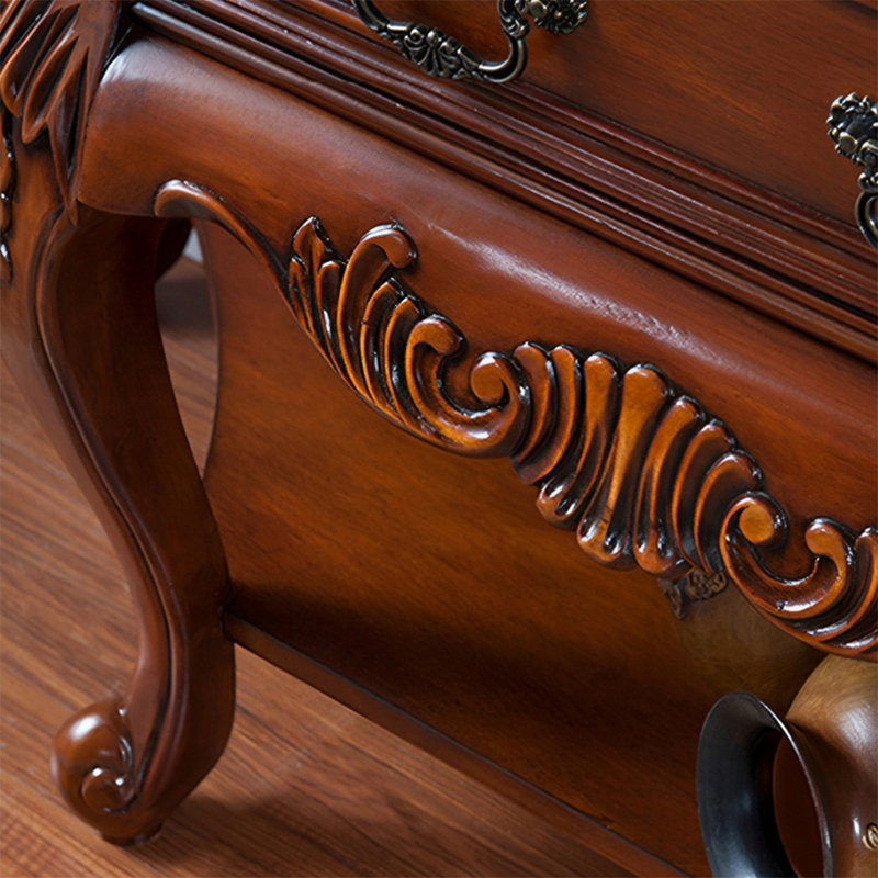 Rural Classical Multifunctional Console Table, 38.58" H x 39.37" W x 19.69" D