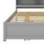 Cadres de lit double en bois Bonney avec lit gigogne et tiroirs de rangement-2119693221