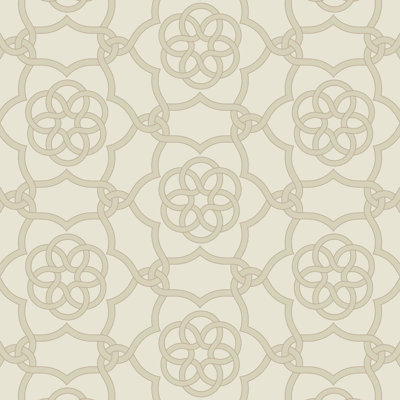 Floret Lattice - Wallpaper