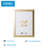 MasterVision Kamashi "Laugh out Loud" Quote Dry Erase Magnetic Personal White Board + Accessories, Home Wall Décor, 24" x 18", Gold Wood Frame-25402667