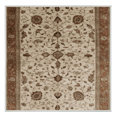 Machine Washable Persian Beige Area Rug