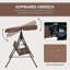 Burgel Porch Swing with Canopy-92491715-92491720-92491726