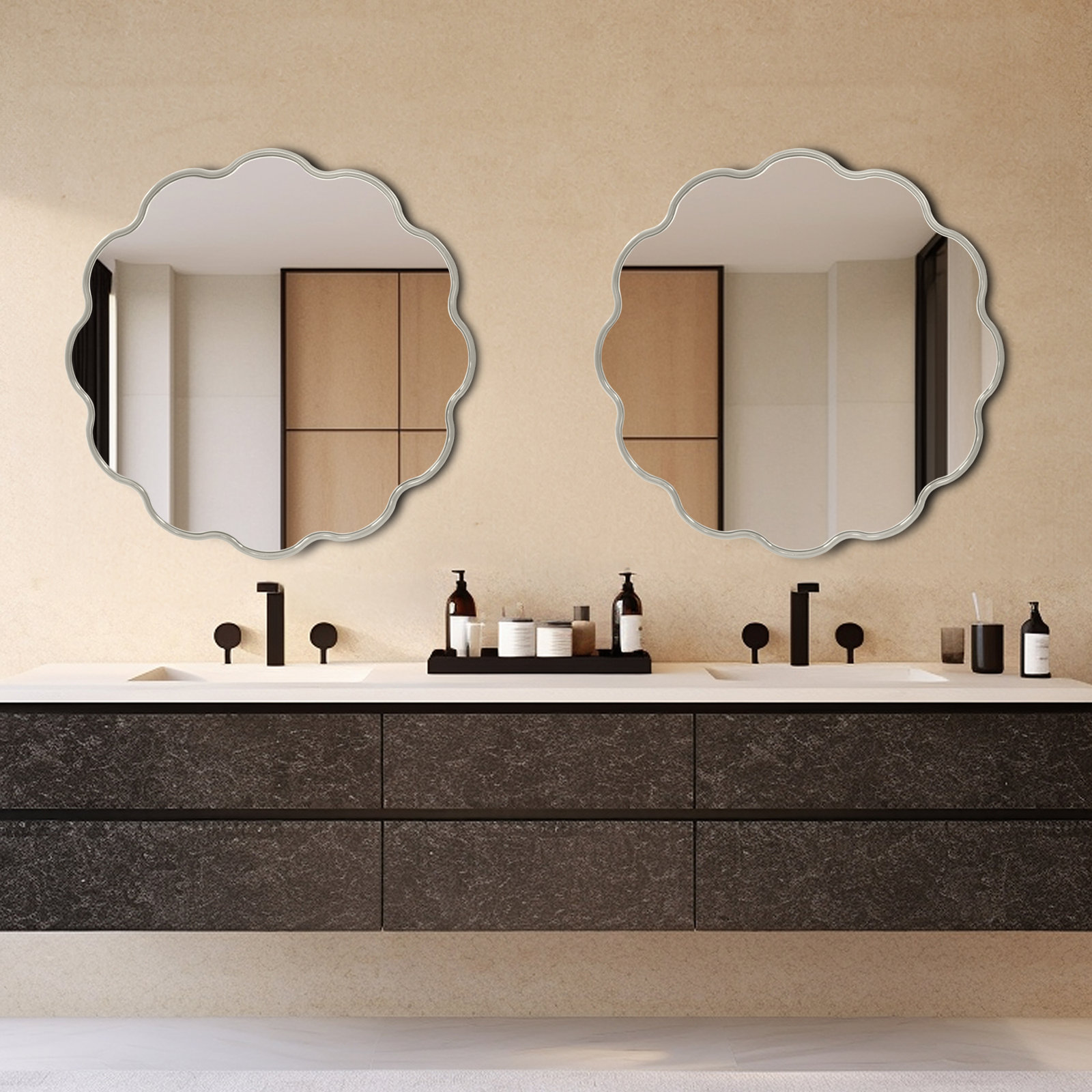Anderson 34" Mirror, Nickle
