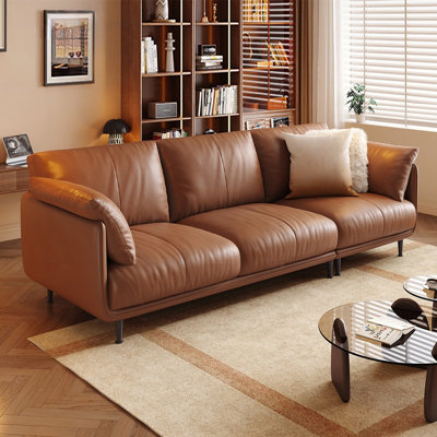 Coussin modulaire en cuir véritable