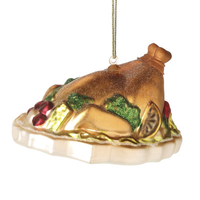 7cm Glass Hanging Figurine Ornament
