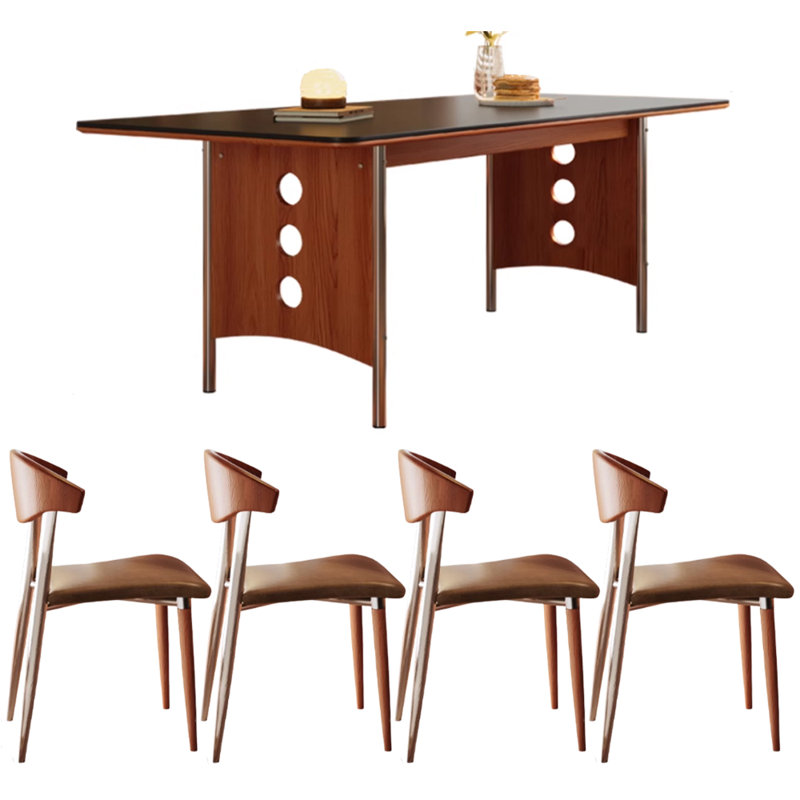 Table de salle à manger Exquise Retro, H 29,52 po x L 70,86 po x l 35,43 po