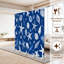 Cloison pliante 4 panneaux paravent Royal Nautical Seashell Starfish-134449445-134449447