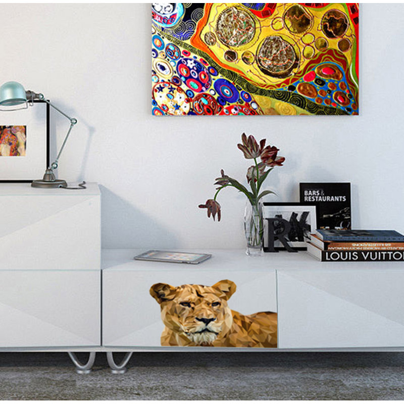 Animals Wall Decal, 10" H x 14" W