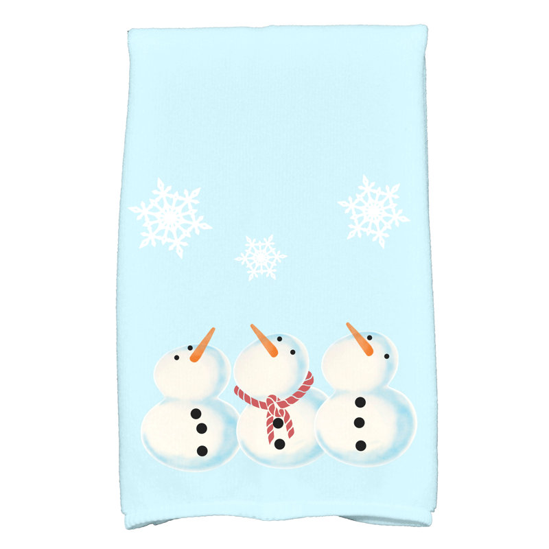 Springville Tea Towel Kitchen Towel, Light Blue