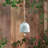 Stoneware Ceramic Windchime Bell with Textured Detail and Jute Hanger - Handcrafted Hanging Accent for Porch or Garden Decor - Single Decorative Ceramic Bell for Breezy Tones and Artful Style.-678563368