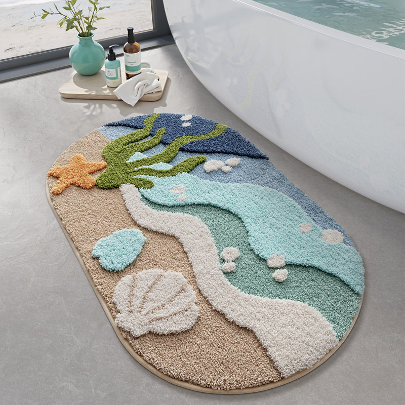 Tapis pour salle de bain Beach, L 22 po x L 34 po