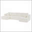 Canapé modulaire en forme de U de 132 po, canapé-lit Comfy avec poches latérales, canapé-lit en mousse à mémoire de forme minimaliste moderne en velours côtelé pour salon, aucun assemblage requis, beige-129158290