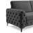 Bushong MINIMORE Modern Style 87.4'' Velvet Square Arms Sofa-677303591-677303568