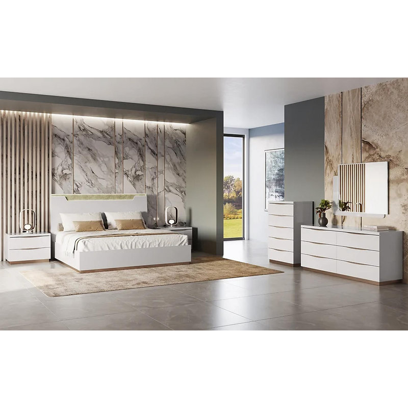 Ensemble de chambre à coucher 5pc, Très grand
