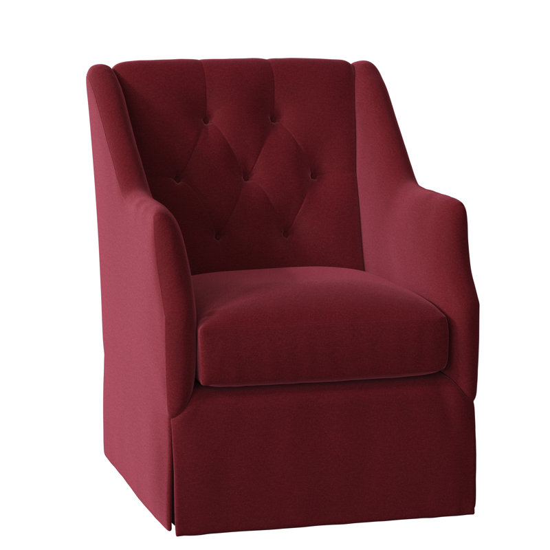 Claudette Tufted Armchair, Margaret Lipstick
