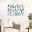«Vibrant Cycling Scene Colorful Vibrant Contemporary City Summer», impression murale-129715073