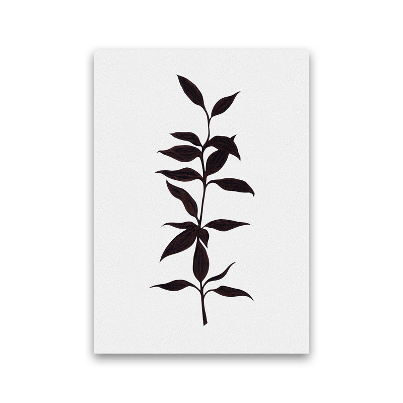 Inked Bamboo - Print, 42cm H x 29.7cm W x 4cm D, No Framed