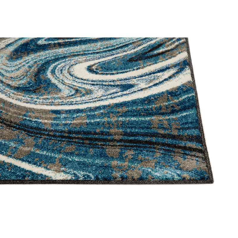 Deamer Southwestern Indoor Rug, Rectangle 5' x 7'