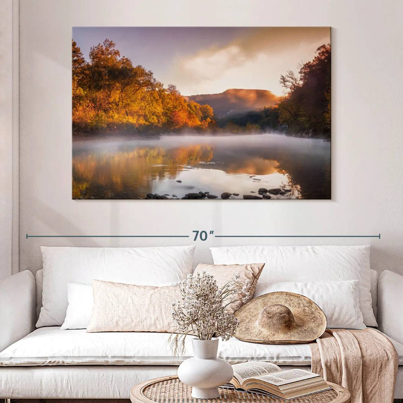 Alvord Misty Ozark River, H 34 po x l 51 po