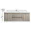 Ensemble de meuble-lavabo mural double l 60 po Auvimar-1704789980