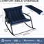 Fauteuil à bascule toutes saisons bleu, fauteuil inclinable confortable avec rangement, fauteuil ergonomique respirant pour le jardin, le salon, la chambre à coucher. Coussin à récupération rapide, large, 36,11 pouces de large, soulageant le stress-2144186003