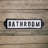 Cast Iron Bathroom Door Sign-529273671-529273669