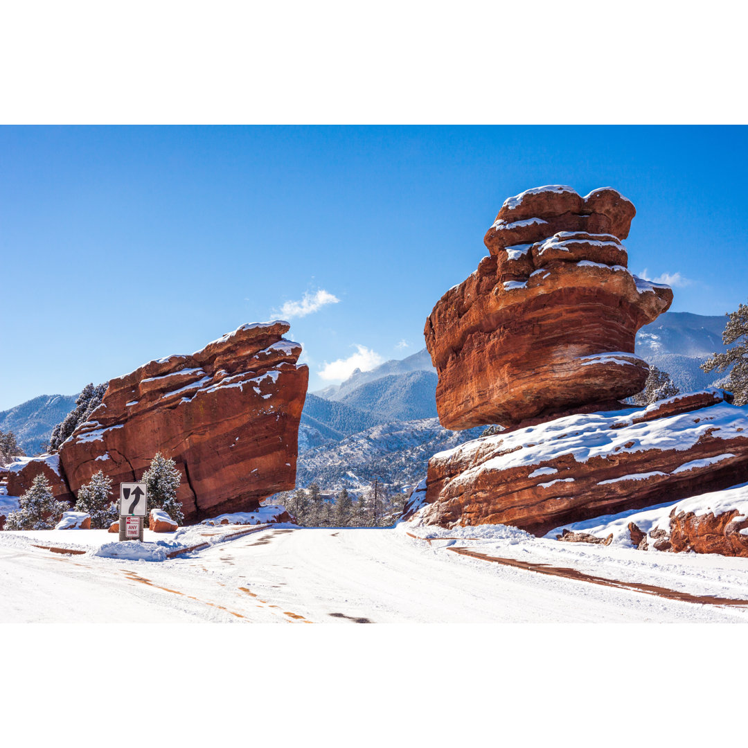 Garden Of The Gods Felsformation von Holgs - Drucken