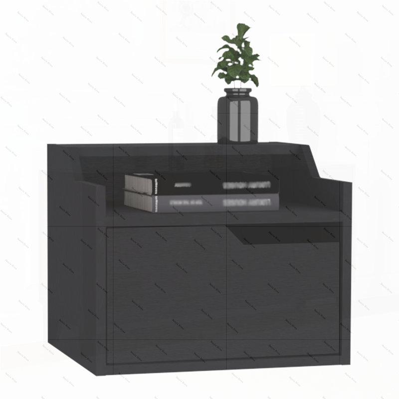 Caesyn 13.3'' W Nightstand, Black