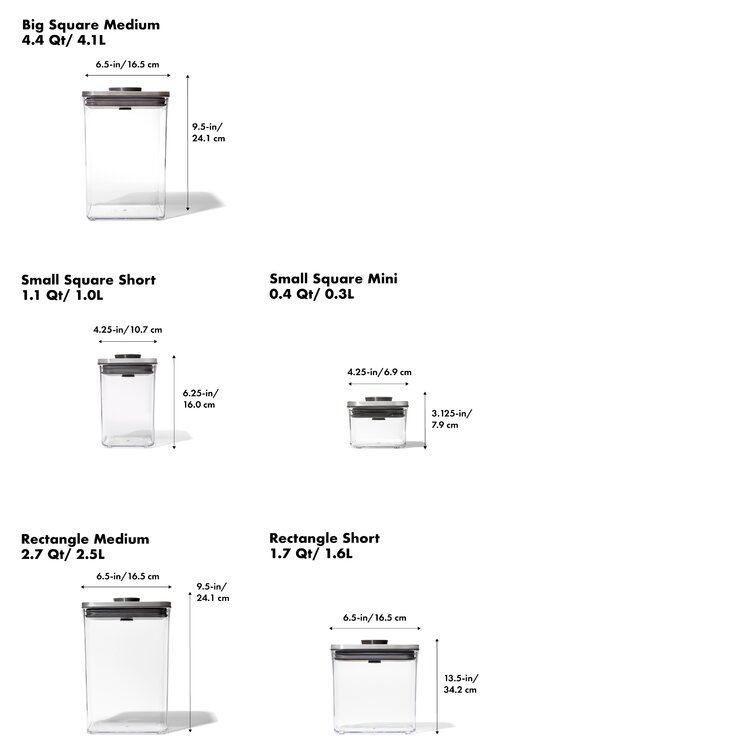 FRESH N SEAL 35.2OZ RECTANGLE TEMPERED CONTAINER WITH LID