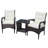 3 Piece Outdoor Conversation Set