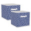 Ensemble de cubes en tissu français à petits pois-530454899-530454908