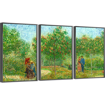 Art mural encadré en aluminium Van Gogh